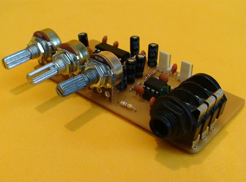 Preamplificador para Micrófono con Eco o Delay