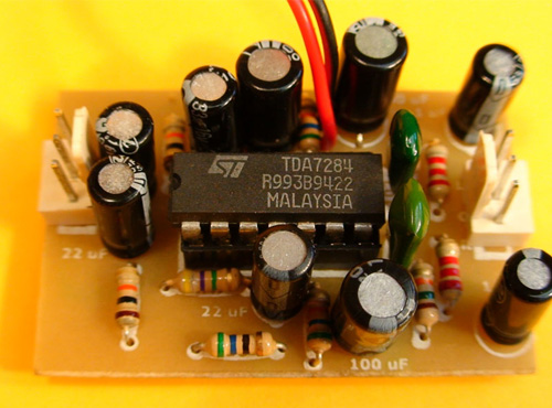 Control de volumen Automático con TDA7284 Control de volumen Automático con TDA7284