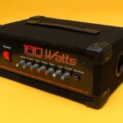 Amplificador Estereo de 180 Vatios con Entrada de Micrófono Y EQ