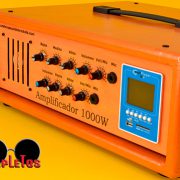 Amplificador Estereo de 1000 Watts con Salida de Video