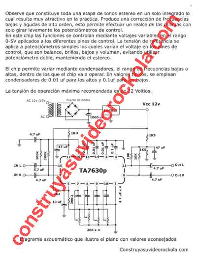 Descargar Archivo PDF del Control de Volumen y Tonos Controlados por Tensión