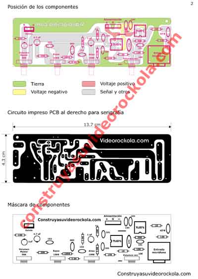 Descargar Archivo PDF del Preamplificador de Micrófono con EQ de 2 bandas